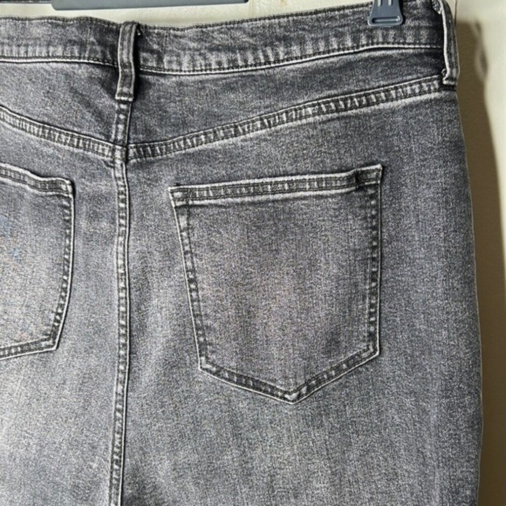 WE THE FREE CRVY High-Rise Flare Jeans Size 35 Vintage Faded Black Boho hippie - Picture 6 of 7